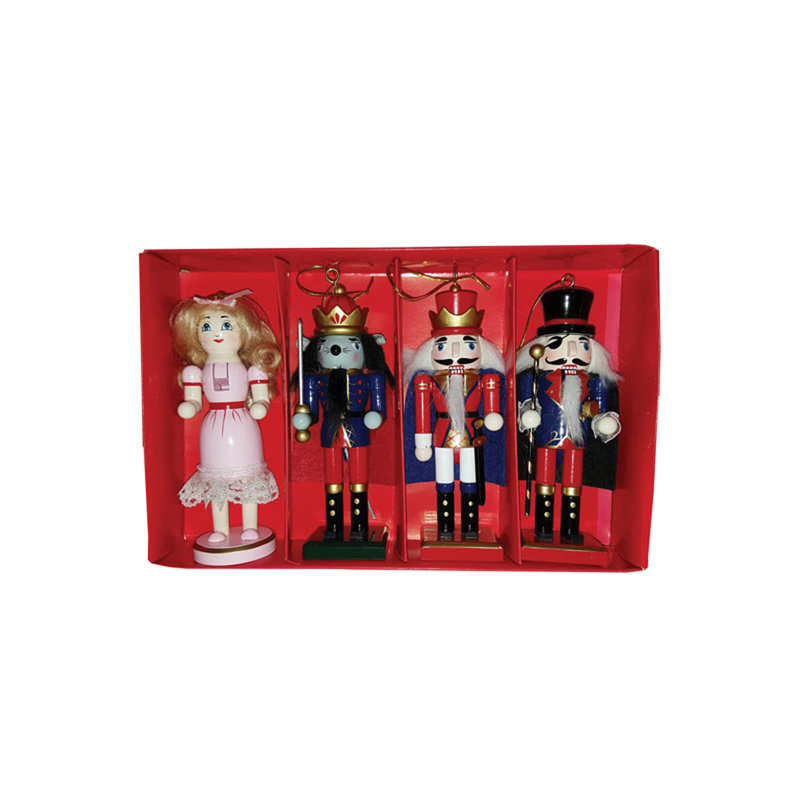 The Holiday Aisle® 4 Piece Nutcracker Suite Hanging Figurine Ornament